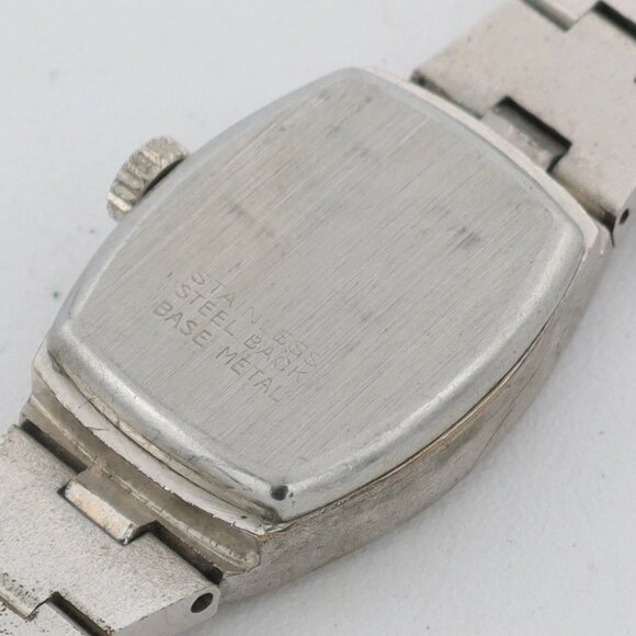 Vintage Baylor Frosted Blue Sunburst Ladies Mechanical Wristwatch ST 69-20 - Picture 3 of 5